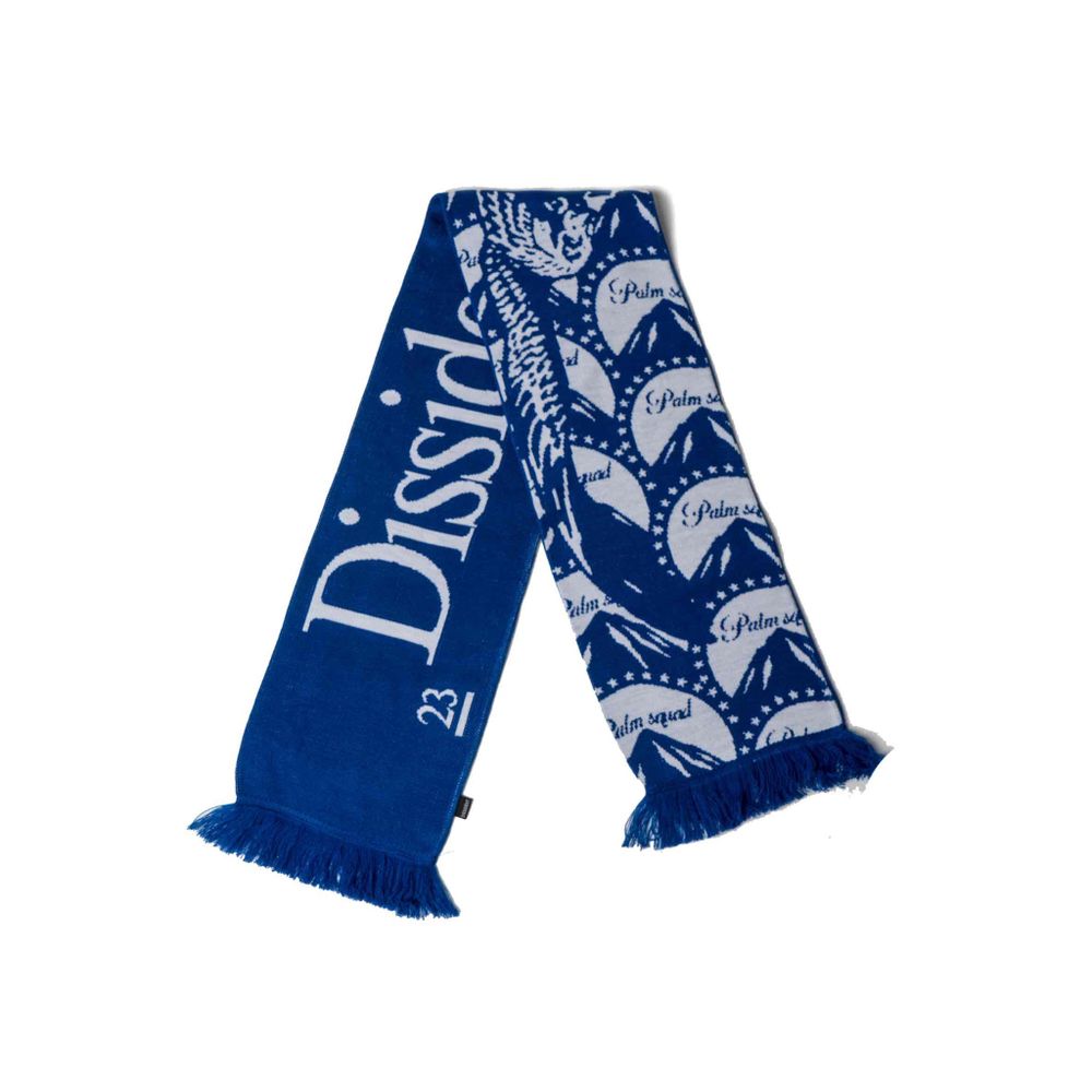 Шарф Dissident "DZ" Двусторонний Сине-Белый