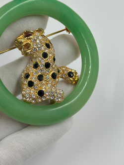 Брошь Леопард Kenneth Jay Lane