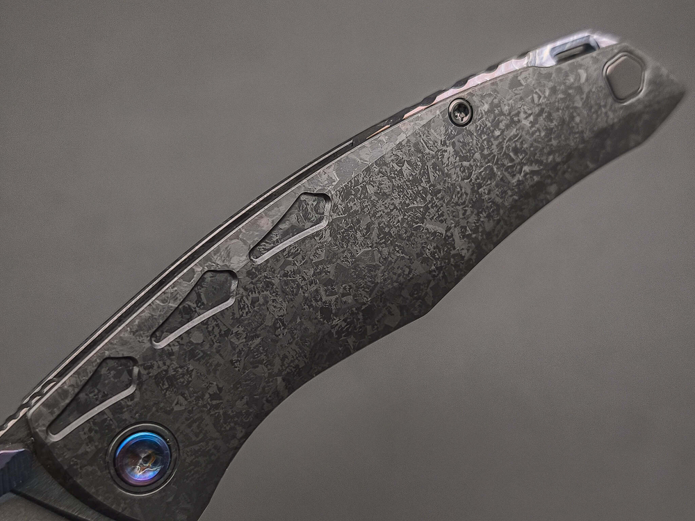 Складной нож Krotos [T14N DLC StoneWash CrystalTi DLC]