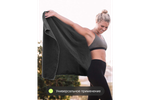 Полотенце спортивное охлаждающее Urbanfit, 70х140, микрофибра, черный
