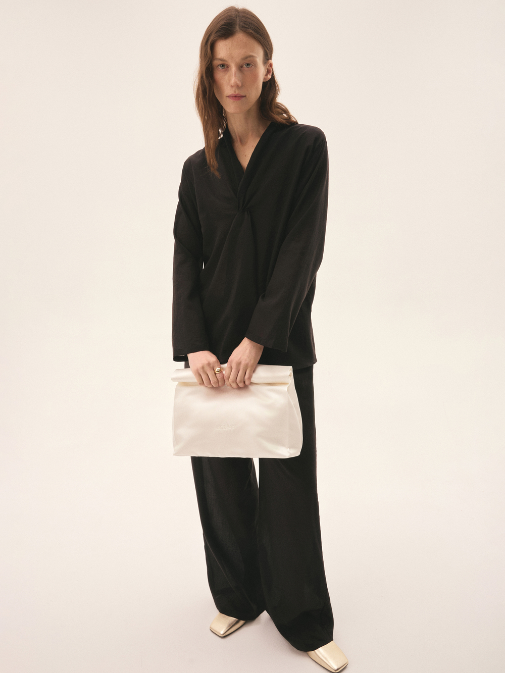 Сатиновый клатч