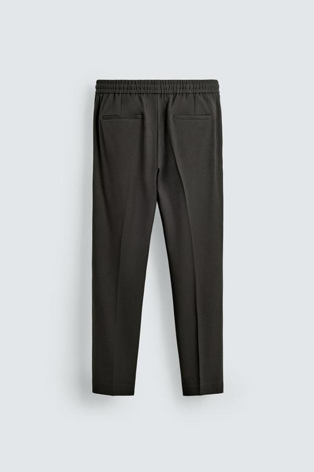 ZARA БРЮКИ-ДЖОГГЕРЫ КОМФОРТНОЙ ПОСАДКИ, ТЕМНО-ЗЕЛЕНЫЙ