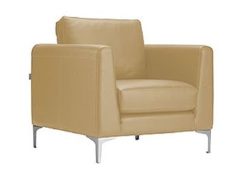 кресло Albert Armchair ( кожа) (by Steel Arts)