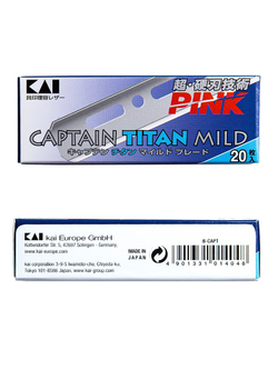 KAI Запасные лезвия для Captain Titan Mild Pink 20 шт