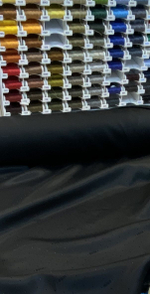 Ткань подкладочная с принтом (Италия - HUGO) 50% вискоза 50% п.э -145см 1 м