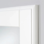 Дверь с петлями - TYSSEDAL  IKEA/  ТИССЕДАЛЬ ИКЕА, 229х50 см,  прозрачный