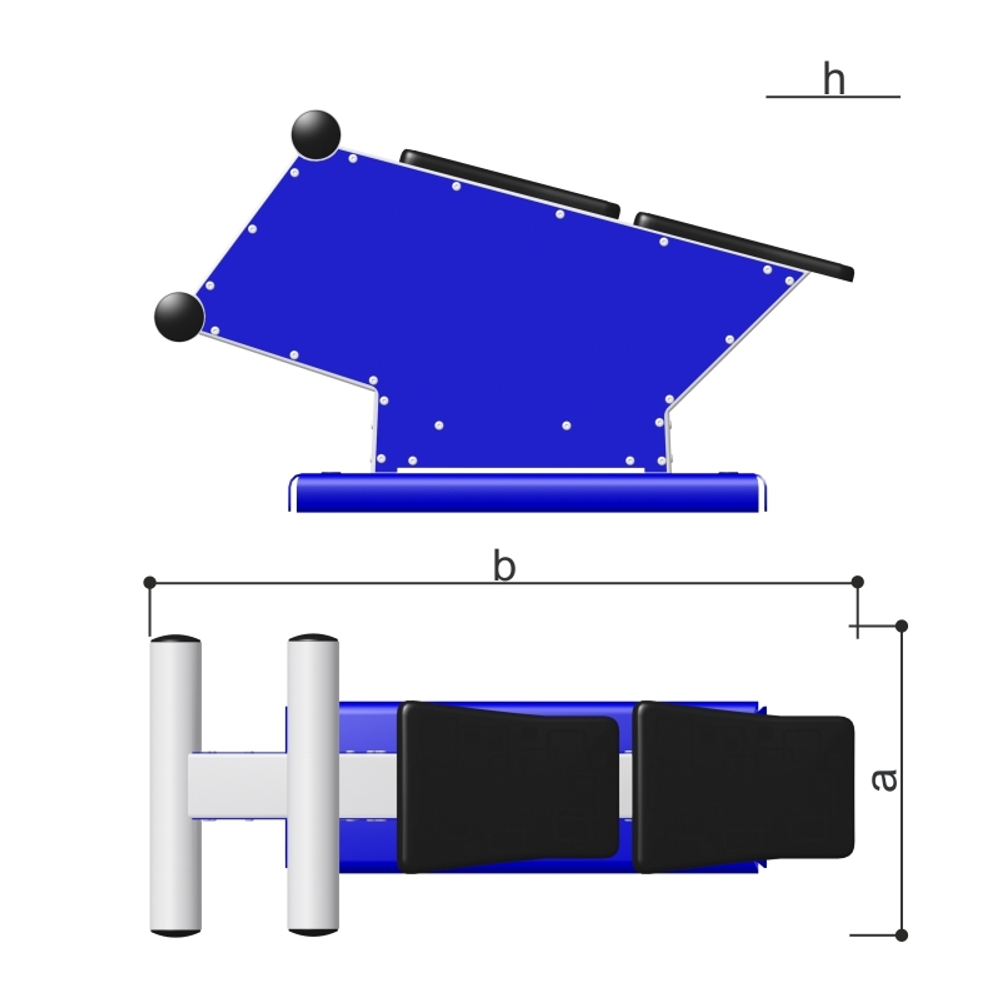 Скамья для пресса Romana 207.02.05