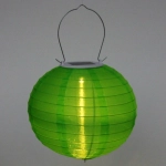 Светильник дачный на солн. батарее «Фонарик» 20 см, 1 лампа LED, с подвесом, Салатовый