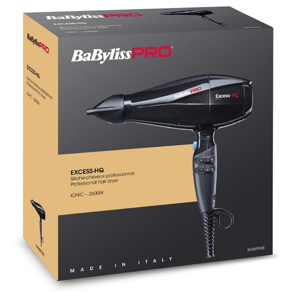Профессиональный фен BaByliss PRO Excess-HQ Ionic BAB6990IE 2600w ...