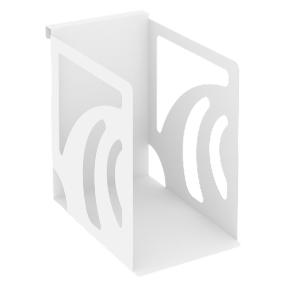 Навесной лоток для папок широкий MAN-12.T-30 Металл Белый 160*273*250