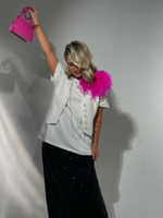 Жилет молочный