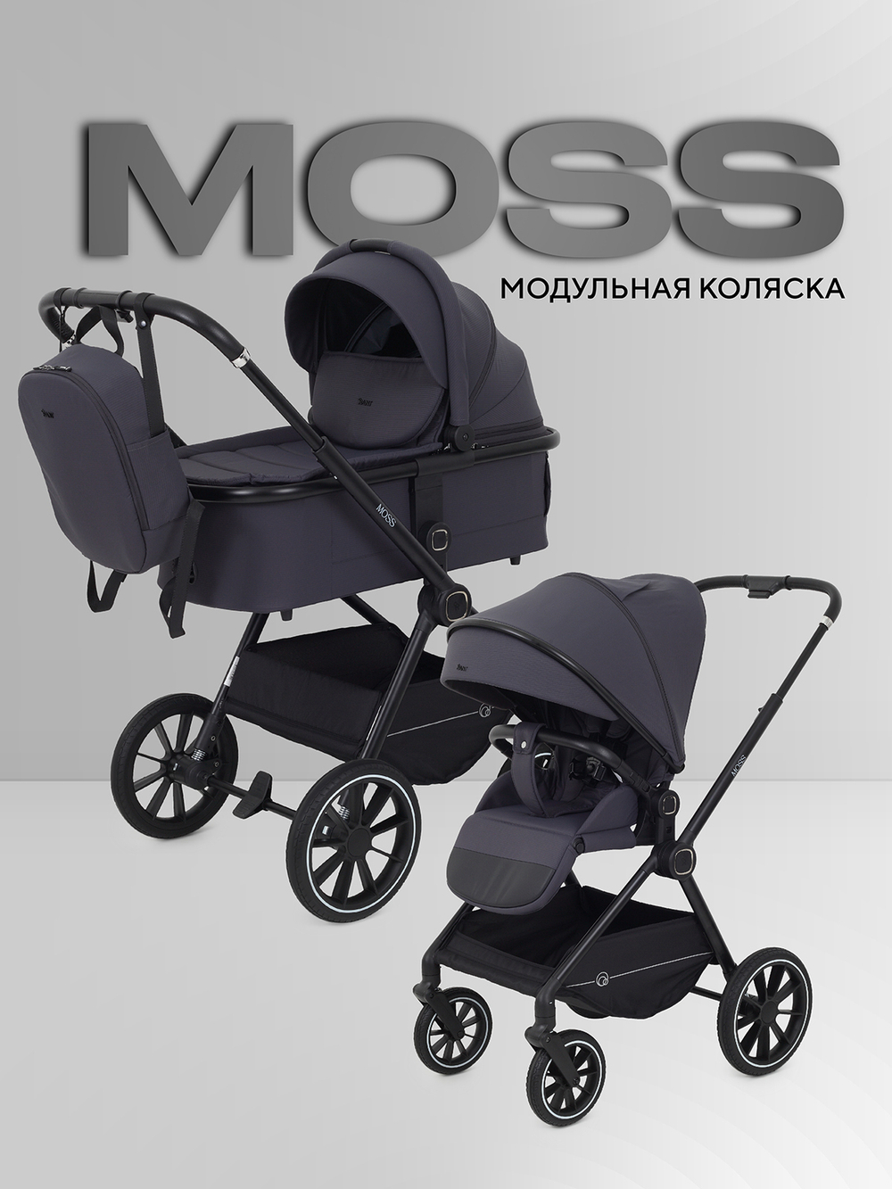 Коляска 2 в 1 Rant Moss 2025 RA321