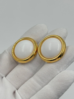 Клипсы с белыми вставками Napier