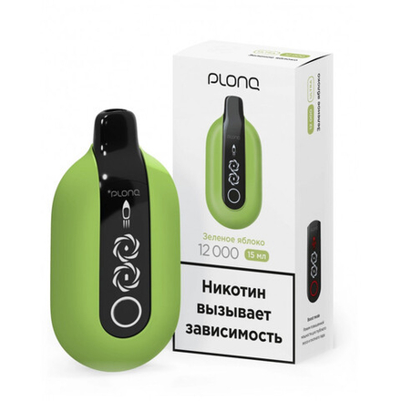 Plonq Ultra Зелёное яблоко 12000 затяжек 20мг (2%)