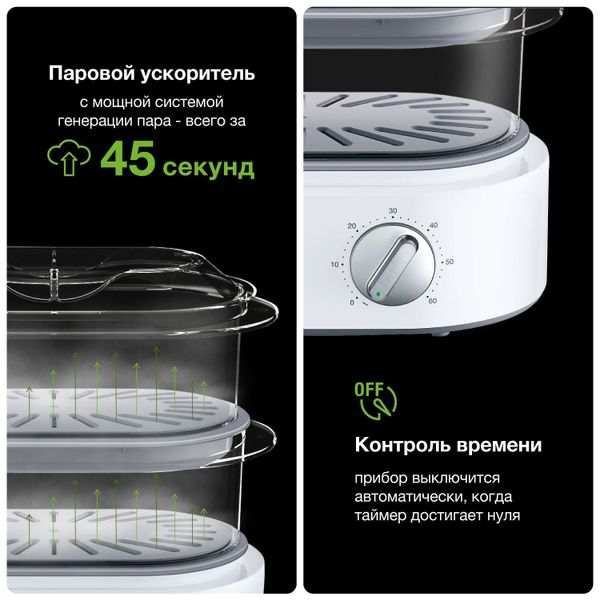 Пароварка Braun IdentityCollection FS5100 WH