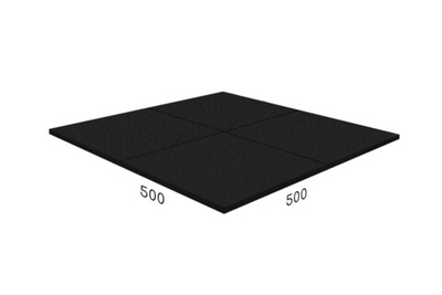 Покрытие Rubblex Active 50х50х4,5 см 65ШОР Черное