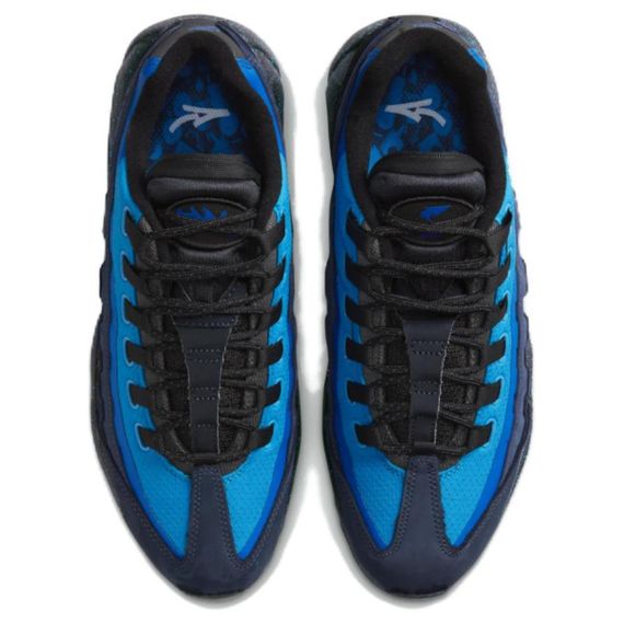 Nike Air Max 95 Беговые кроссовки Низкие Мужские Чёрно-синие
