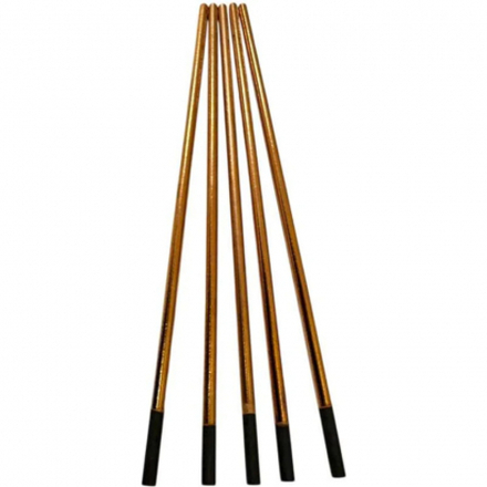 Электрод угольный омедненный круглый Great Wolf 6.5x305 мм, 5 шт GWR65305