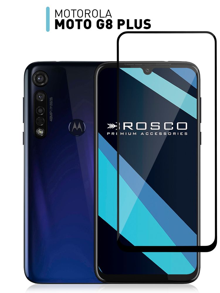 Защитное стекло ROSCO для Motorola Moto G9 Play;Motorola Moto E7 Plus оптом (арт. MOTO-G9PLAY-FSP-GLASS-BLACK)