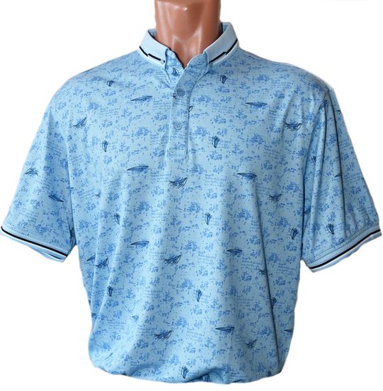 Большая Футболка ПОЛО  NAVAS (60-66 p.)