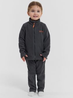 Детская куртка из флиса VITIM серый гравий