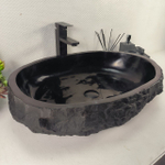 Раковина из андезита Erozy Black EA-65001 63*43*15 0039