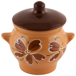 Горшок 0,65 л для жаркого "Цветы". 006692-SK