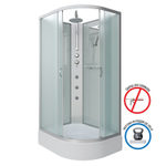 Душевая кабина Niagara Classic NG-33094-14LBKTG (100х90х210) средний поддон(26см),стекло матовое,4 места