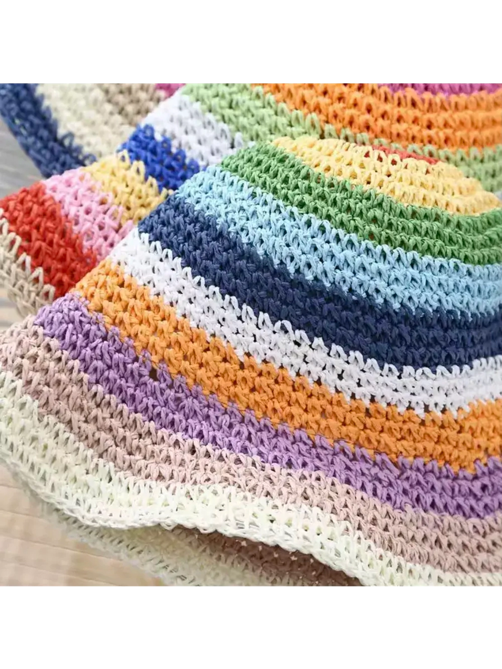 Шляпа соломенная женская с полями летняя пляжная