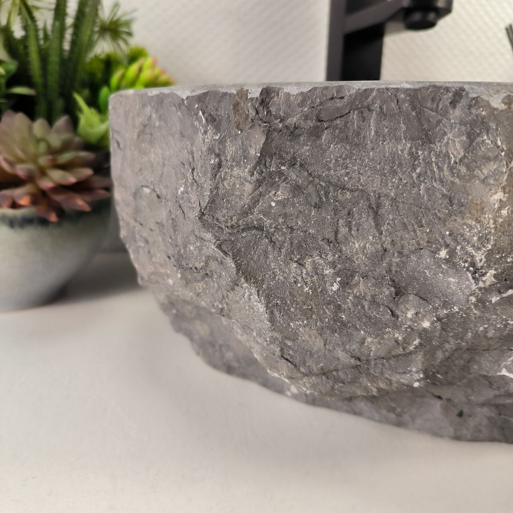 Раковина из мрамора Erozy Grey EM-65523 42*34*15 0882