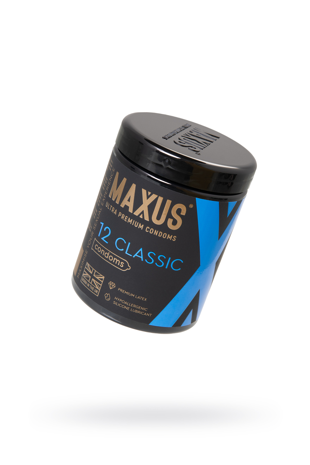 Презервативы MAXUS X-Edition Классические с железным кейсом, 12 шт