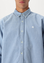 Carhartt WIP MADISON - Рубашка - Голубой