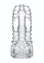 Прозрачный рельефный мастурбатор No.68 Stroker (Цвет: прозрачный)