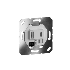 Donel USB зарядное устройство, 3.1A тип A,С белый