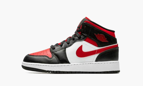 Air Jordan 1 Mid GS "Black Fire Red"