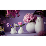 Ваза cute, 10 см, белая