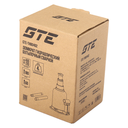 GTE-TH80402 - Домкрат бутылочный 4т 170-410мм 2-х плунжерный GTE -