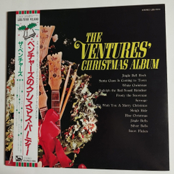 Винтажная виниловая пластинка LP The Ventures Christmas Album (Japan 1983) (Obi)