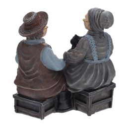 GAEM Фигурка декоративная "Бабушка с дедушкой", L11,5 W9,5 H12 см, 2в.