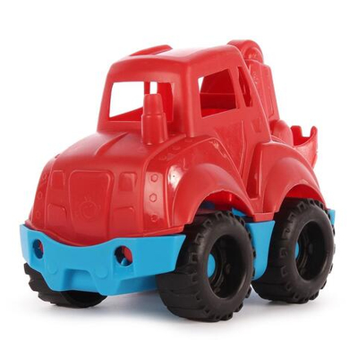 Пластмассовая игрушечная машина "Пончик Трактор" (13*8*10 см), пакет