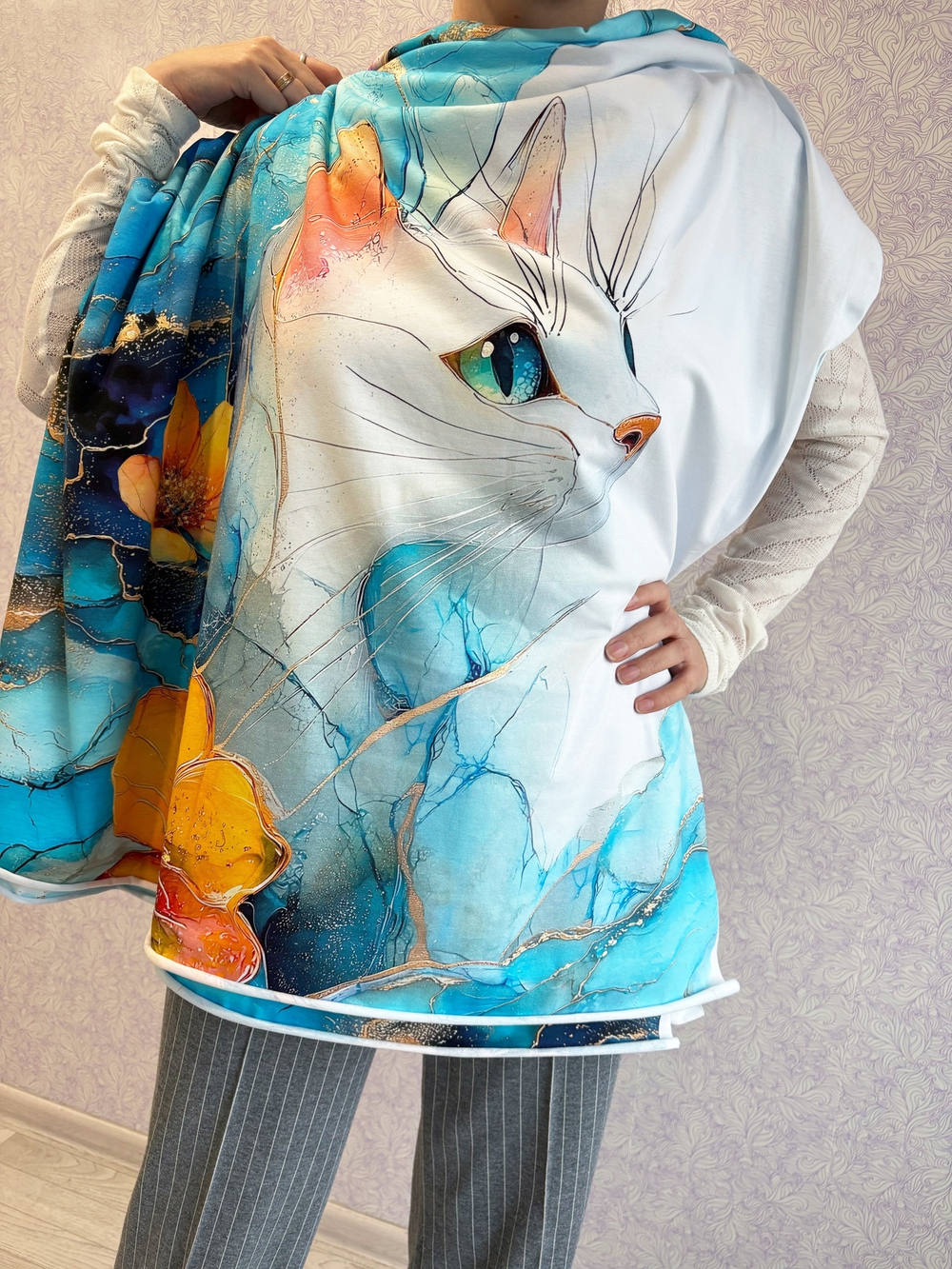 КОШЕЧКА - Кулирка с лайкрой, компакт пенье (ДЖ69 Маша)