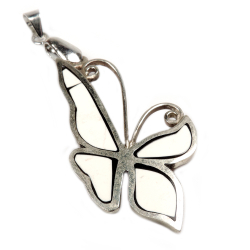Кулон "Бабочка" кахолонг