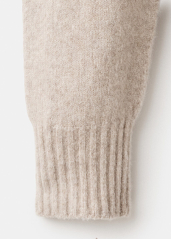 Джемпер из смесового шерстяного трикотажа