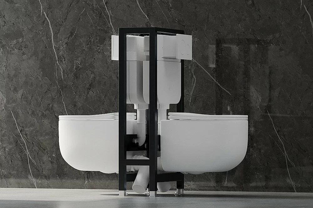 Инсталляция для унитаза ABBER AC0106 двойная