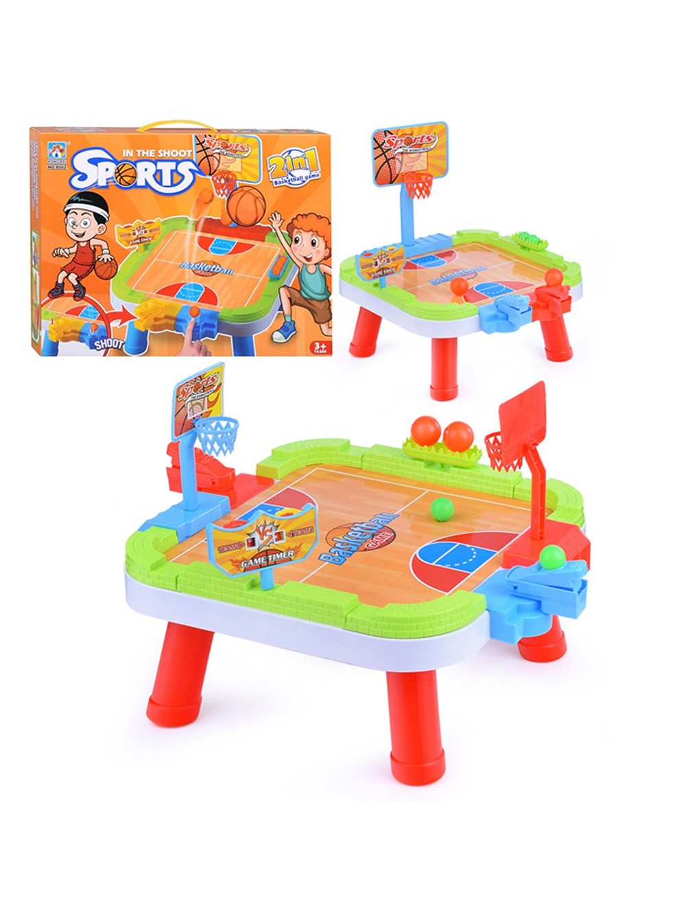 Настольная игра Баскетбол 2в1 (8002)