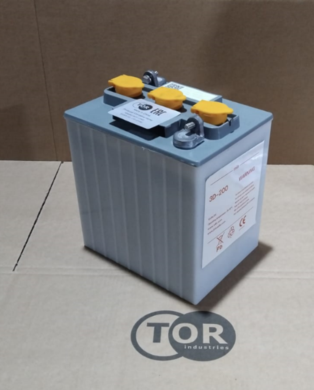 Аккумулятор свинцово-кислотный (WET) 6В/200Ач 245х190х280 для штaбeлеров CDDK/CDDR