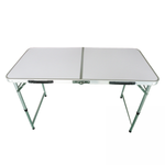 Стол складной TRAMP TRF-003 120*60*50/70 см, алюминий, артикул TRF-003