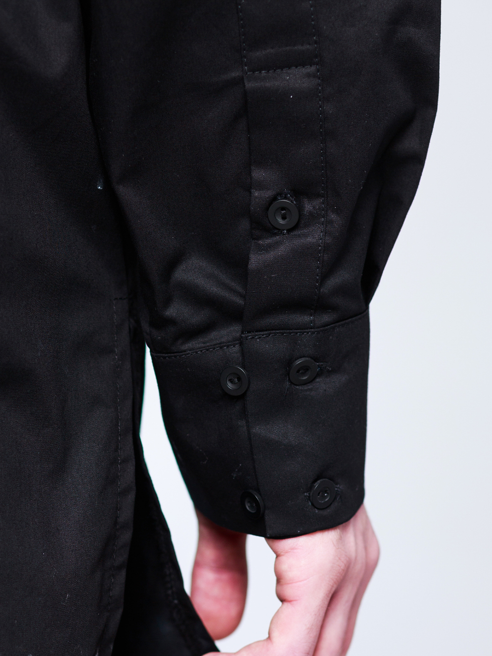 Рубашка "Черномор" с окрашиванием. Черно-белая