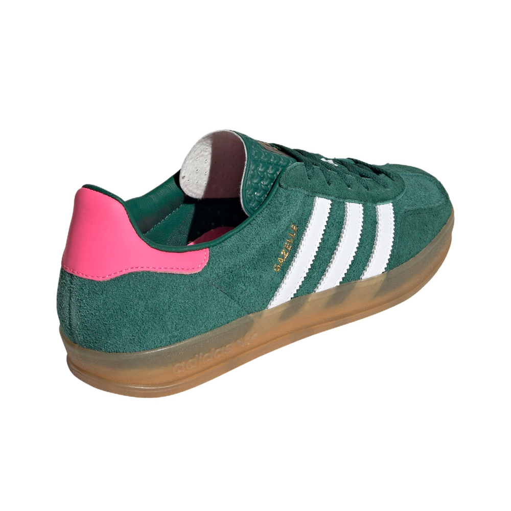 Adidas Originals Gazelle Indoor Collegiate Green Lucid Pink Women's
