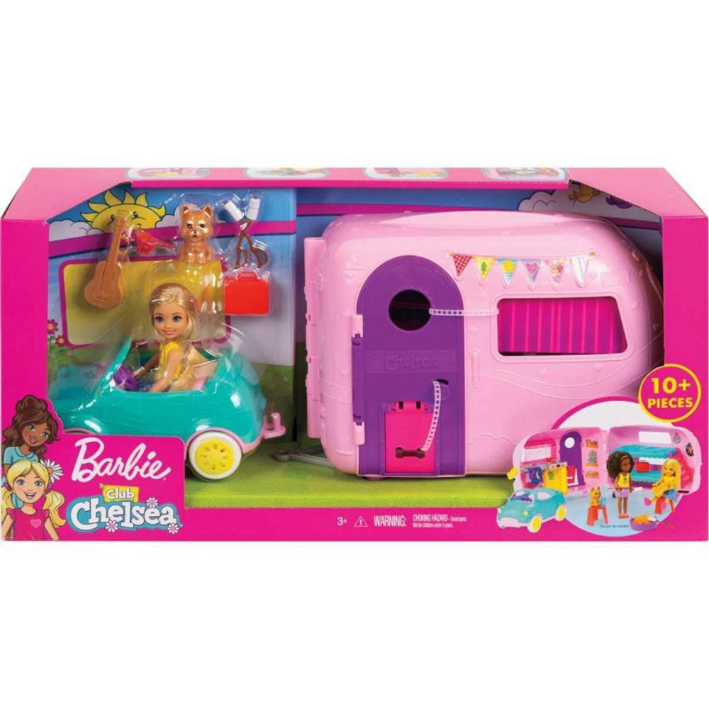 Набор игровой Mattel Barbie Фургон для путешествий Челси, FXG90